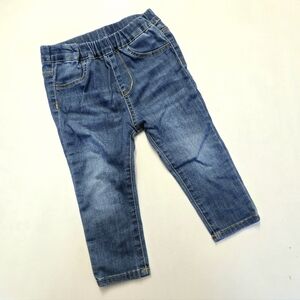H&M Baby Blue Denim Jeans Pull On Leggings 12M